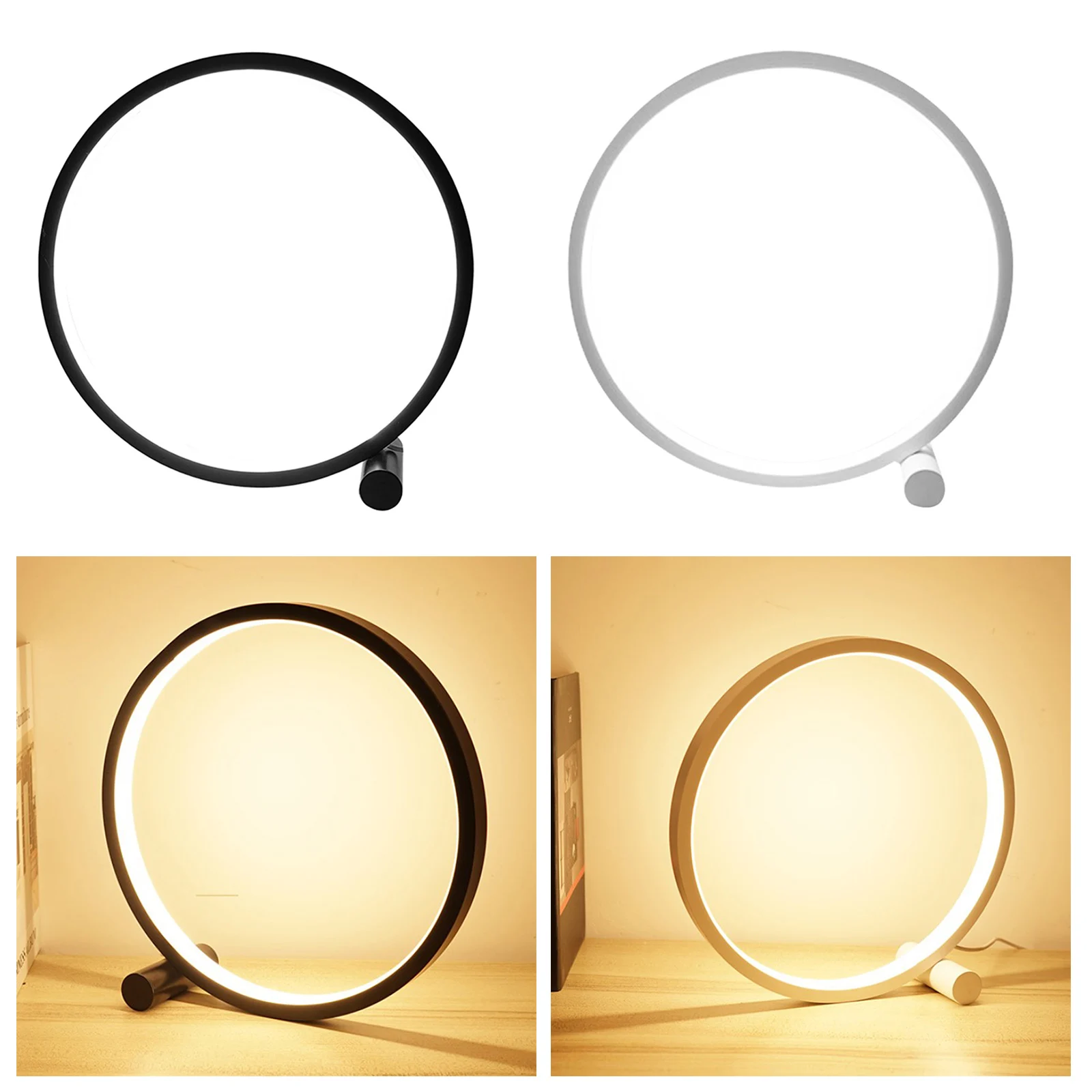 

Round LED Desk Light 5W Dimmable Table Light Bedside Reading Lamp Ornament
