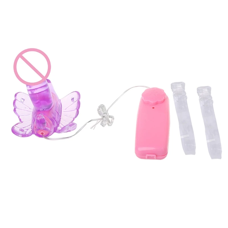 New Remote Control Butterfly Strap-on Vibe Clitoral Vibrator Sex Toy for Women Random Color | Красота и здоровье