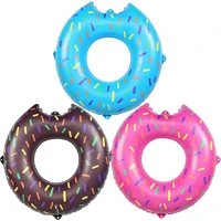 childrens inflatable color swimming ring safe floating pool outdoor activities beach party cute donut shape swimming ring