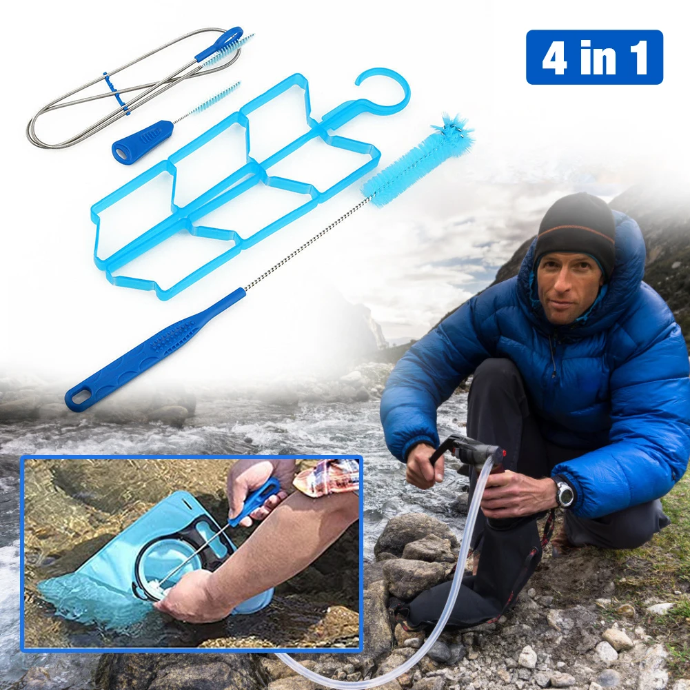 Мешок для питьевой воды Mountaineering чистящая щетка 4 в 1 набор увлажнения пузыря