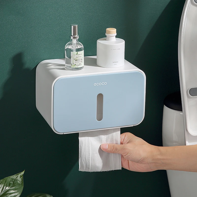 Держатель для туалетной бумаги для ванной комнаты, водонепроницаемый держатель для туалетной бумаги, держатель для полотенец, коробка для ...