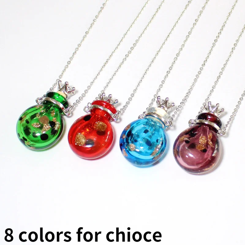 

Jinsha плоский флакон для духов, ароматерапия, бутылочка для эфирного масла, ожерелье, подвеска, цепочка до ключиц, тонкая цепочка