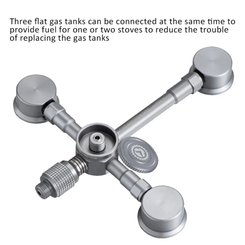 

Outdoor Camping Portable Three for Two flat Gas Stove Stand Adapter