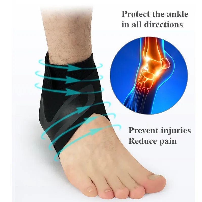 Компрессионная баскетбольная защита щиколотки от растяжений футбол поддержка