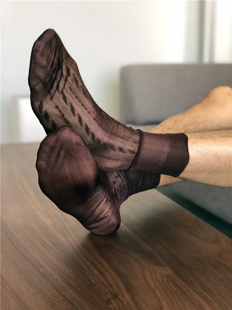 Носки без пятки нарядные носки подарки для мужчин прозрачные экзотическая