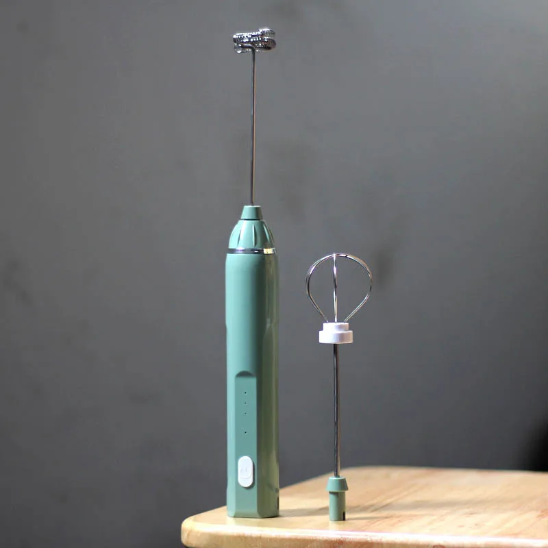 

Milk Bubbler Cream Beater Baking Tool Kitchen Accessories Whisk USB Charging Electric Egg Beater Household Small Stirrer