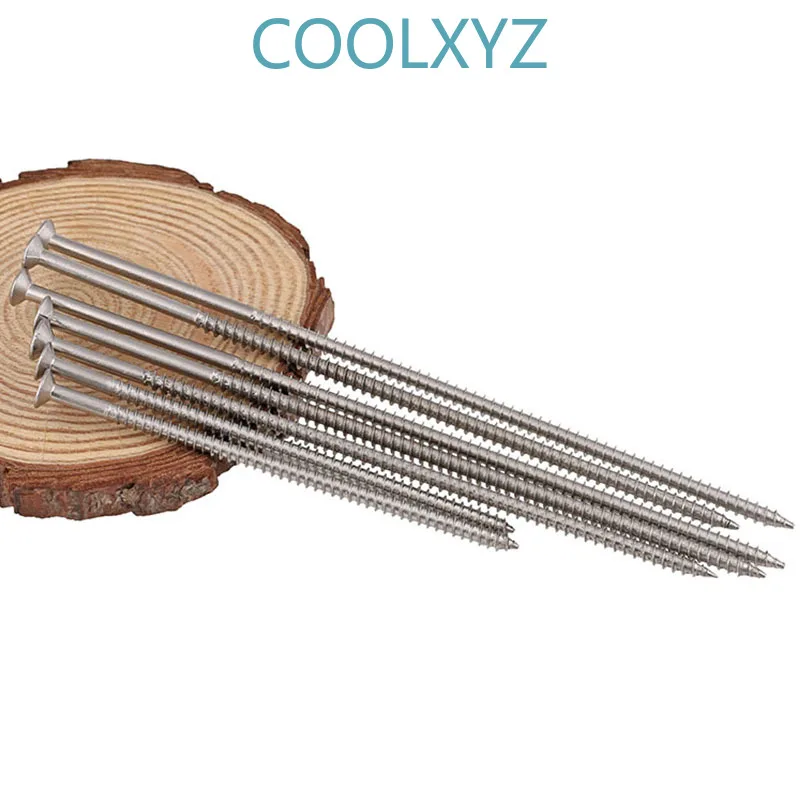 Самонарезающие винты Phillips длинные из нержавеющей стали с потайной головкой |