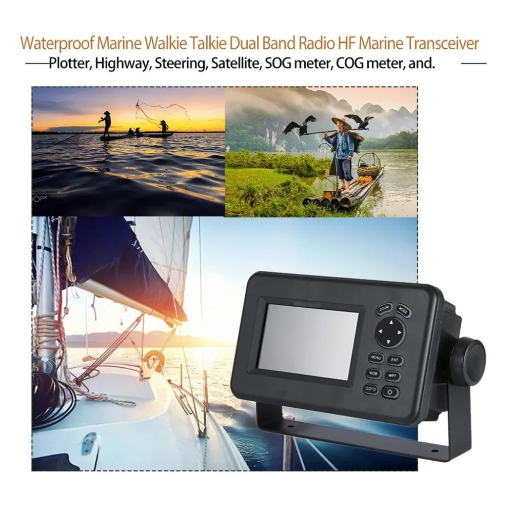 

Matsutec HP-528A 4.3-inch Color LCD Chart Plotter Built-in Class B AIS Transponder Combo High Sensitivity Marine GPS Navigator