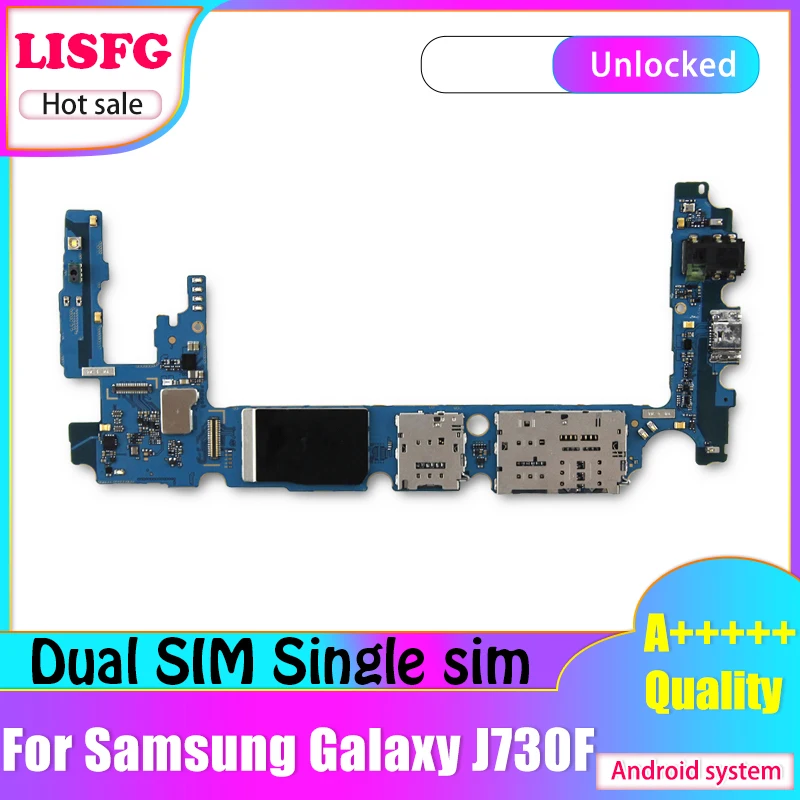 Разблокированная материнская плата для Samsung Galaxy J7 Pro J730F с системой Android |