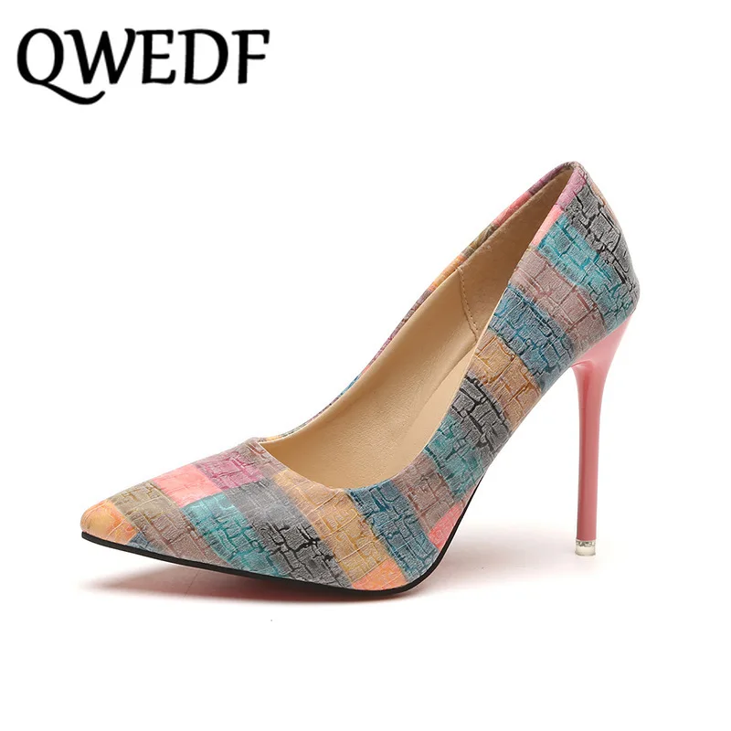 

2019 Hot Sell Classic Women Shoes Pointed Toe Pumps Patent Leather Dress high Heels Boat Wedding Zapatos Mujer Wedding SL-44