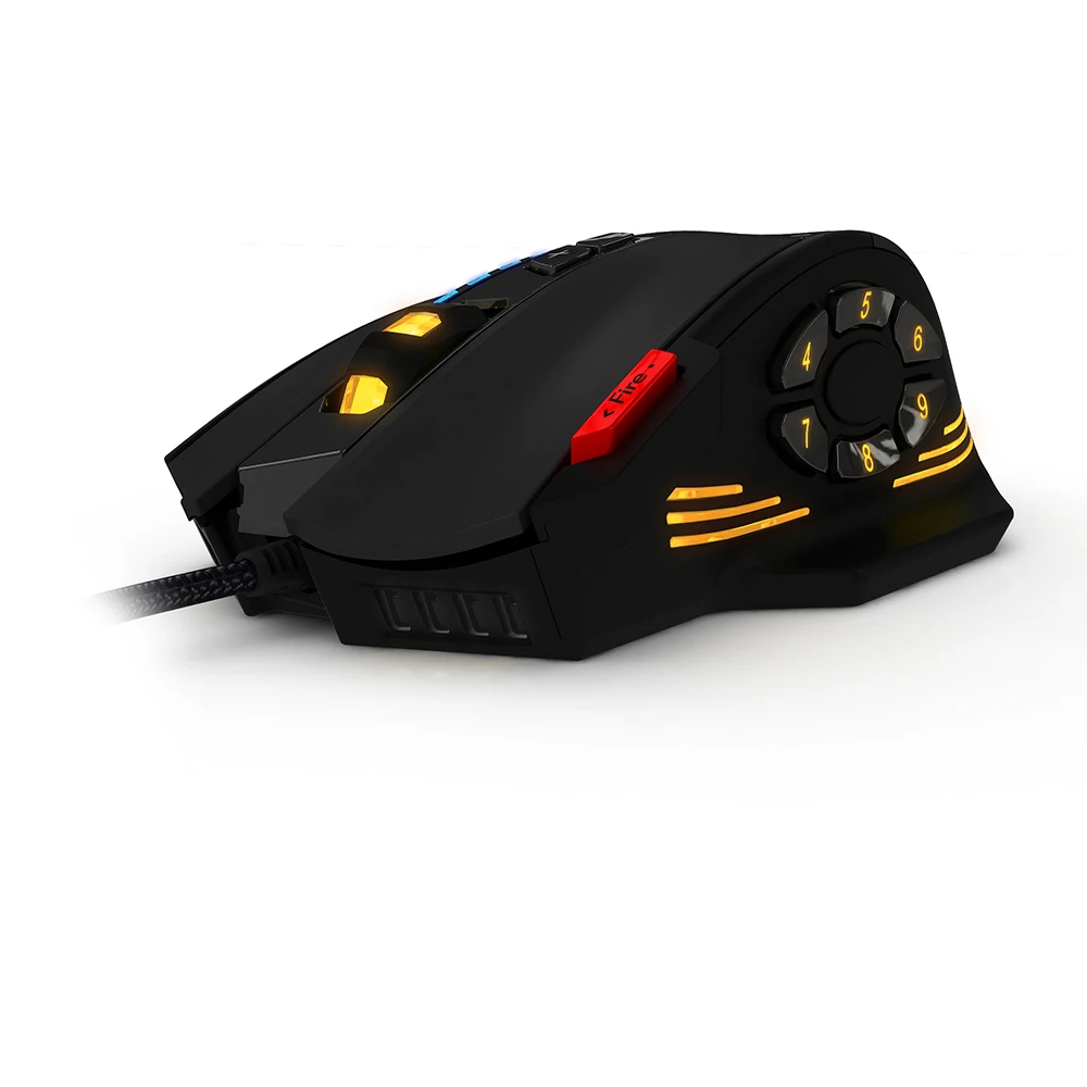 ZELOTES C-12 проводной Мышь usb-оптическая игровая 12 программируемых кнопок