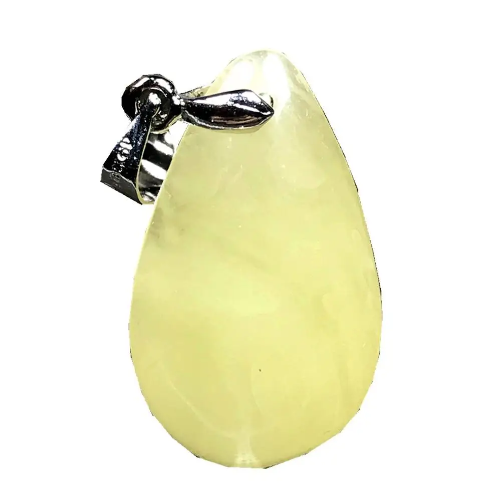 

Подвеска из натурального жёлтого янтаря, 25 х13х5 мм