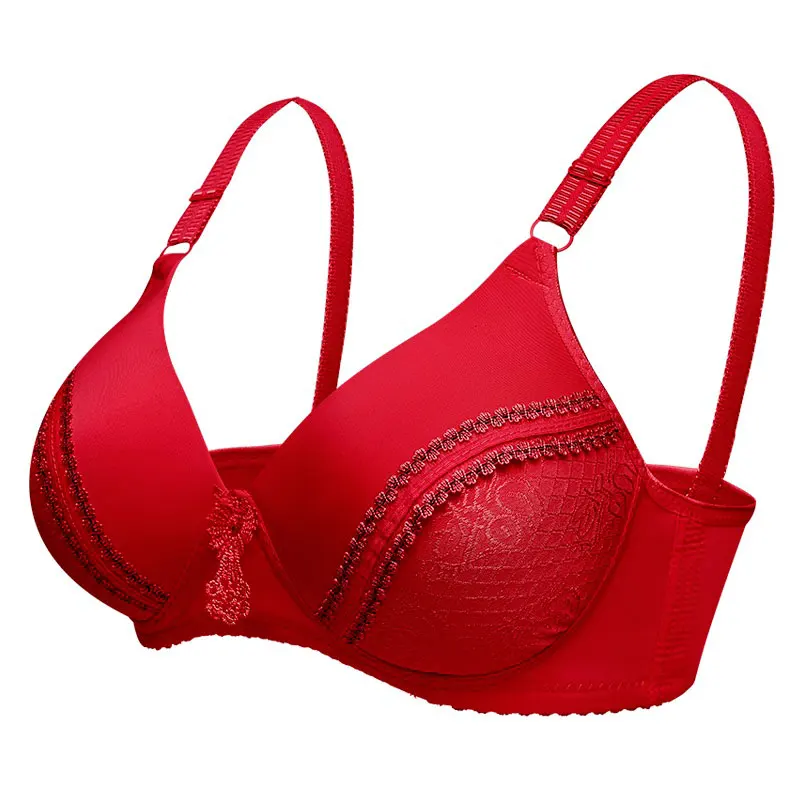 Новые женщины Bralette нижнее белье Толстый Padded Super Push вверх Бюстгальтер Сексуальная белья Беспроводные бюстгальтеры Хлопок Pluz Размер 36-42 B C Кубок - Цвет: 5