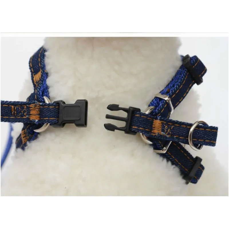 Поводок для домашних животных набор поводок собак джинсовый нейлоновый