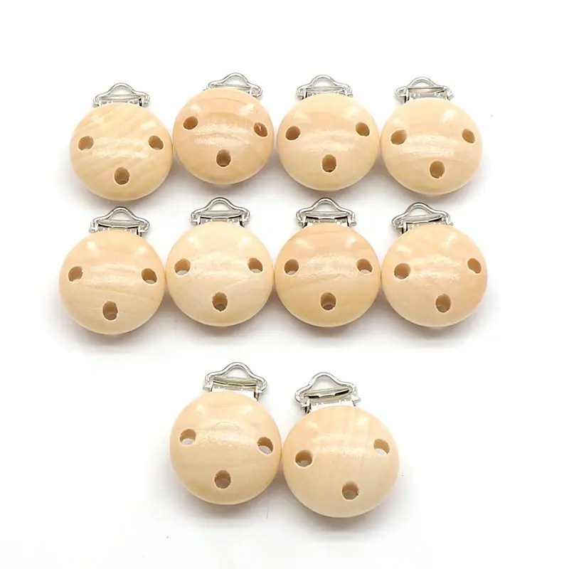 Wood Clip Chenkai 50 шт. прозрачные силиконовые детские соски крепление мам O кольца NUK пустышки соединительные кольца DIY игрушки Аксессуары BPA бесплатно - Цвет: Wood Clip