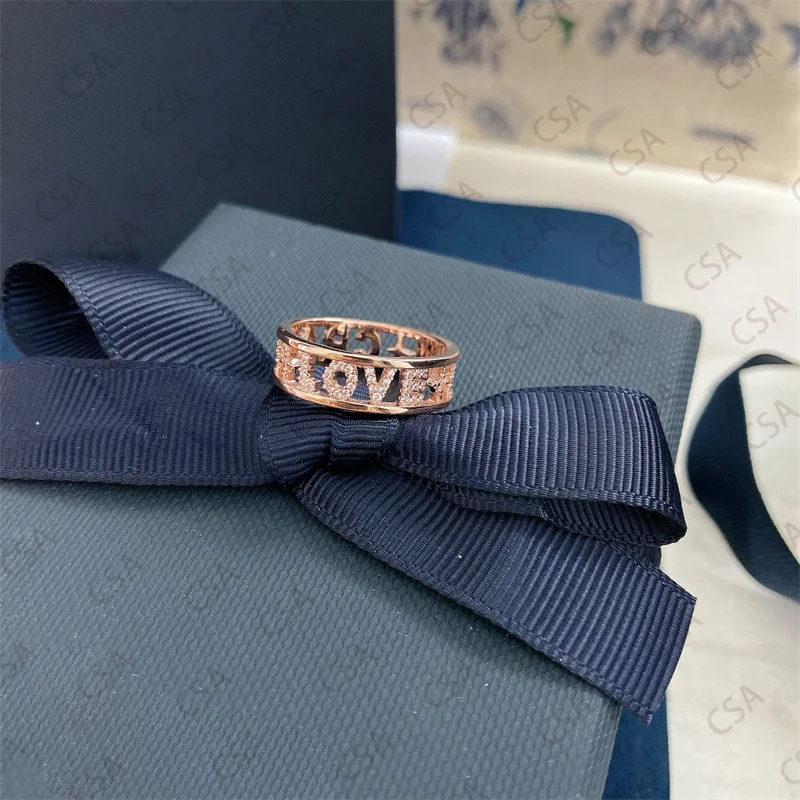 

S925 sterling silver Moroccan famous brand FUN letter Boxmi ring light luxury rose gold design ring hollow ring CRAZY