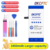 3450mah replacement battery for apple iphone 6 6g high real capacity 3 82v li polymer built in lithium battery with tools