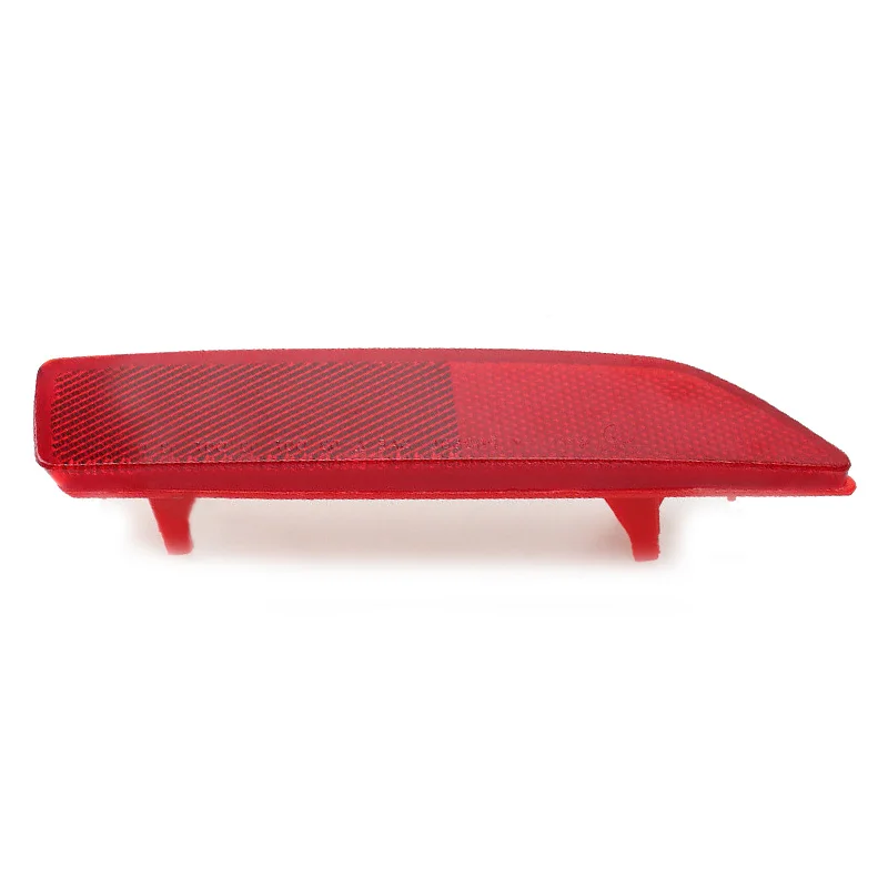 

Car Reflectors Cover 1 Pair Accessories Red Bumper Exterior Replacement ABS Portable
