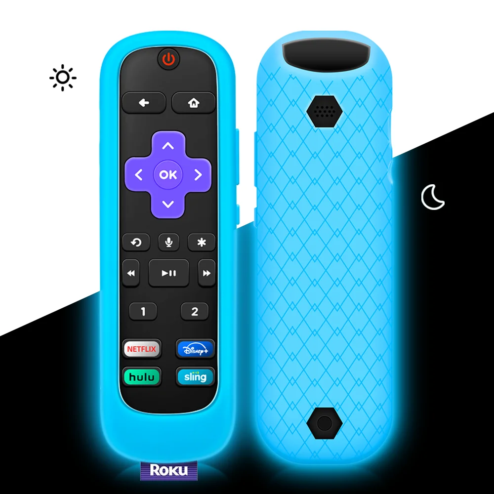 Силиконовый защитный чехол для пульта дистанционного управления Roku Voice Pro