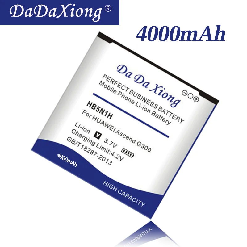 Аккумулятор Da Xiong 4000 мАч HB5N1H для Huawei Ascend G300 G305T U8818 U8815 C8812 U8825D C8825D T8828 M660 Y320