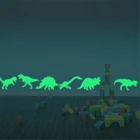 Флуоресцентная 3d-наклейка в виде динозавра для стен дома и спальни