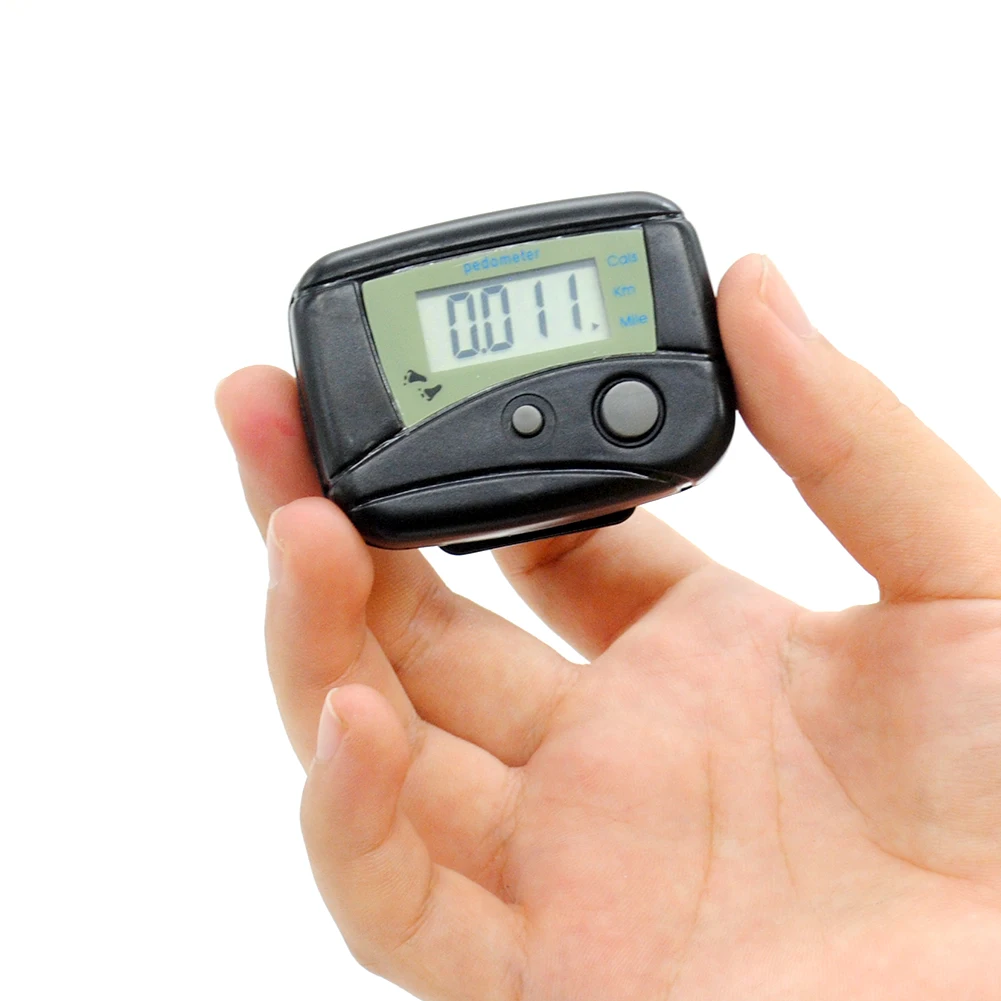 Black LCD Digital Step Pedometer Run Calorie Walking Counter Pocket Clip | Спорт и развлечения