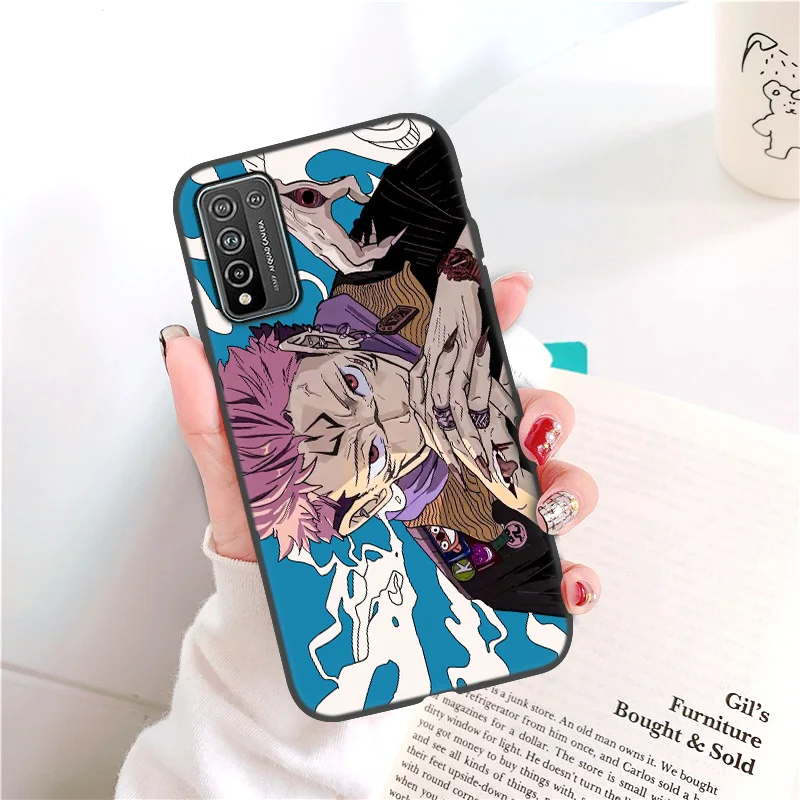 For Huawei Nova 5T Case Jujutsu Kaisen Anime Case For Honor 10 10X Lite Case Honor 10i 20 9X Pro 9A 9 9i Honor10 Lite Cover Etui