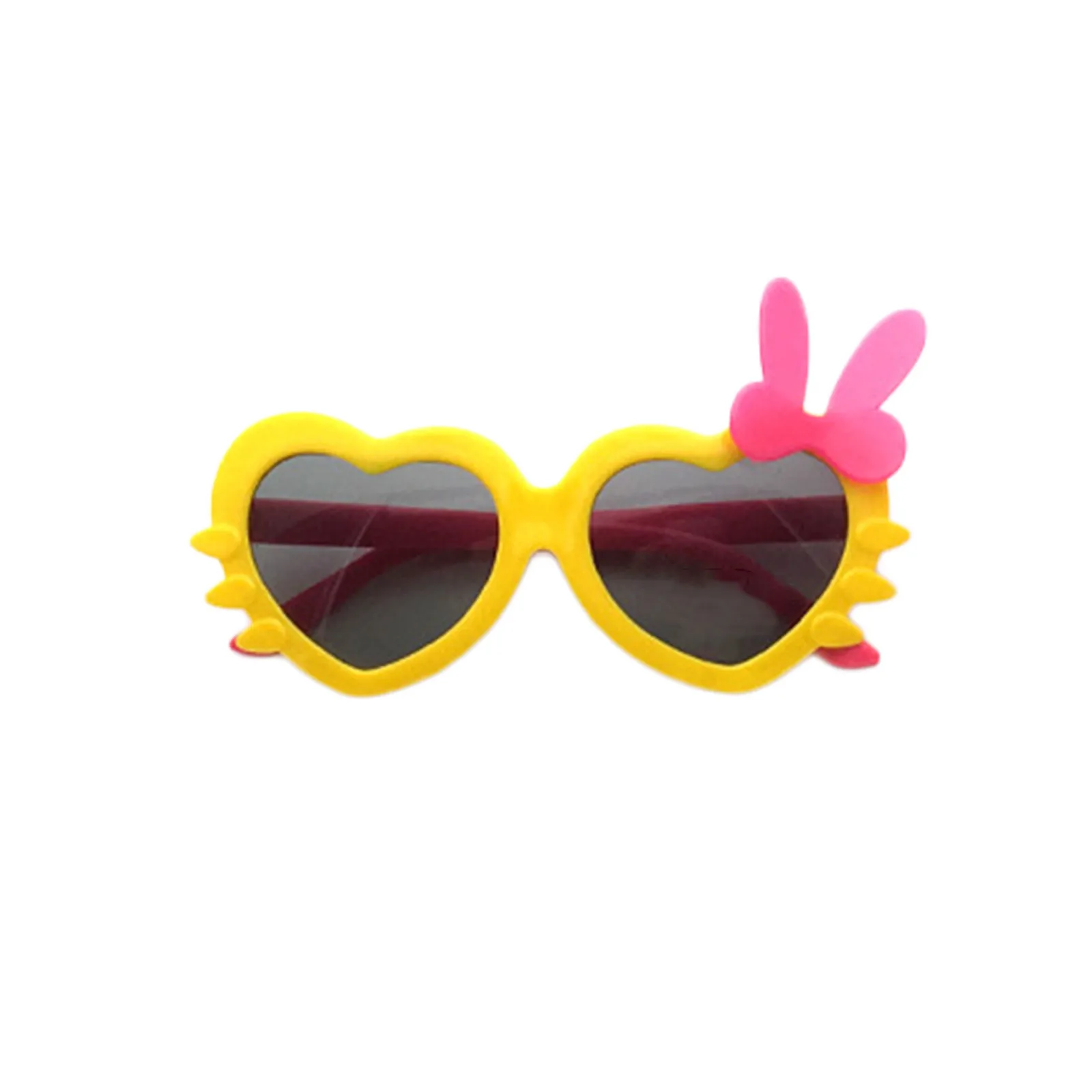 

Kids Sunglasses Colorful Reflective Mirror Toddler Kids Baby Boy Girl Cartoon Bunny Ear Sunglasses Decorated Sunglasses#4