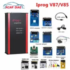 Новейший Iprog + plus V85V87 полный с адаптерами зонда поддержка IMMO + пробег + подушка безопасности + ЭБУ Carprog  Digiprog  Tango