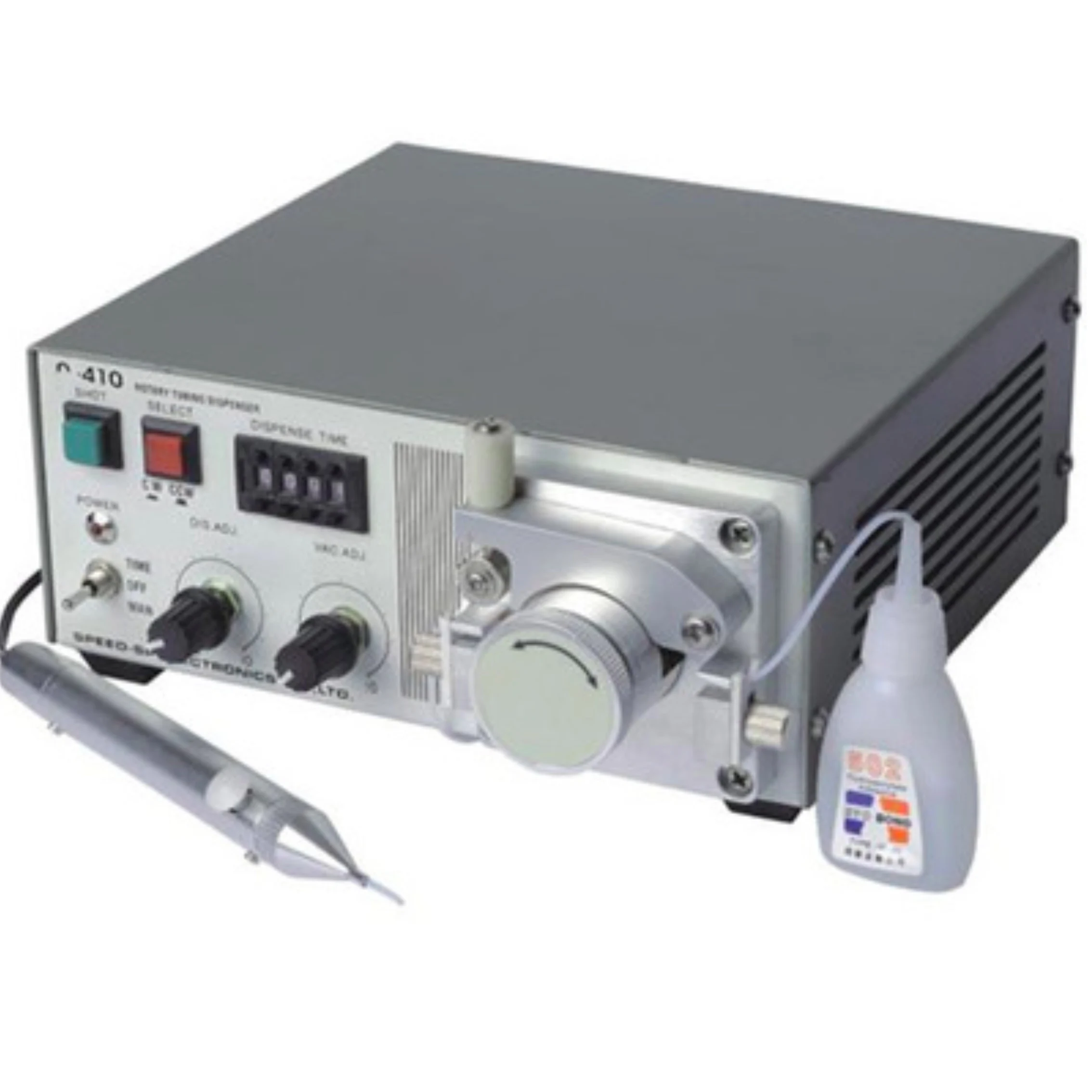 

New Arrival MT-410 Professional Peristaltic Dispenser Glue Dispenser AC110V/220V 30W 0 ~ 999.9 10000cps Below 0.0001ml Hot Sale