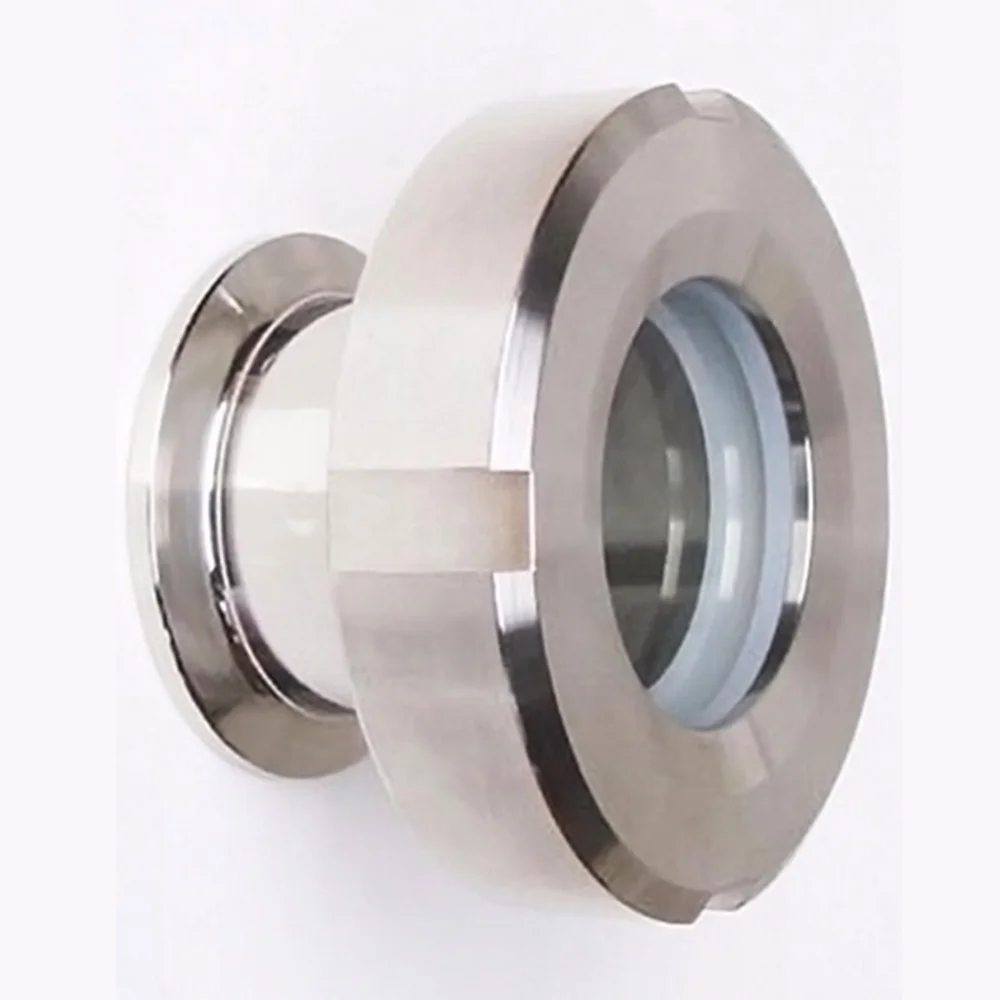 Санитарное смотровое стекло большого размера 108/133/159 мм тройной зажим стиль