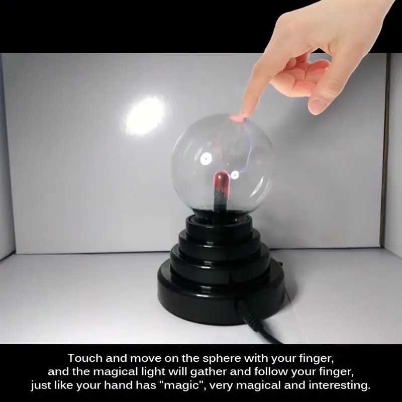 Новый USB плазменный шар электростатической Сфера светильник магический