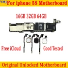 100% оригинальная разблокированная материнская плата для iphone с идентификацией по отпечатку пальца для iphone стандартные логические платы 16 Гб32 ГБ64 ГБ Бесплатная плата icloud