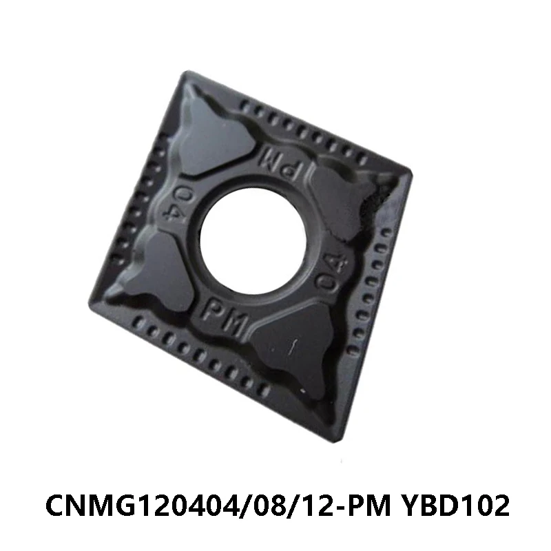 

100% Original CNMG120404-PM CNMG120408-PM CNMG120412-PM YBD102 Carbide Inserts for CNMG 120404 120408 120412 Lathe Cutter Tools