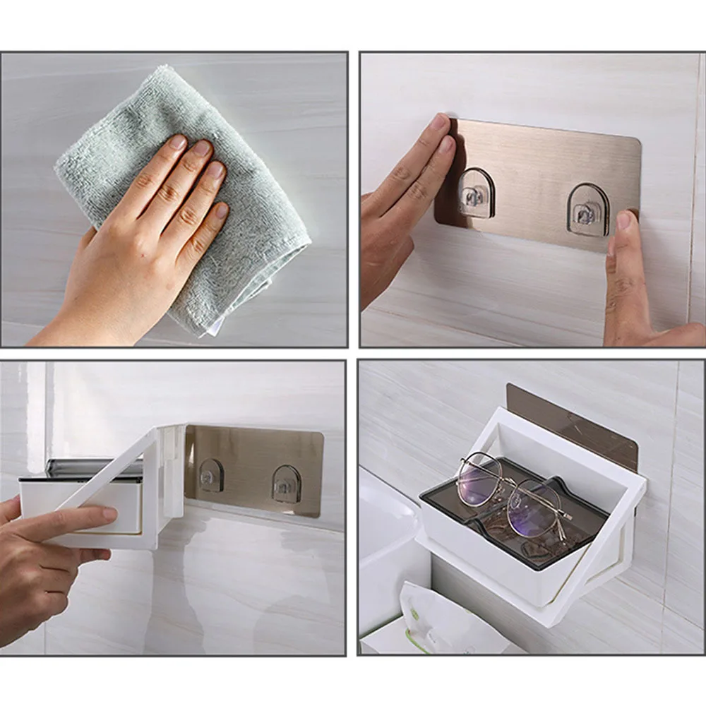 Пластиковый стеллаж для хранения корзина ювелирных изделий в ванную