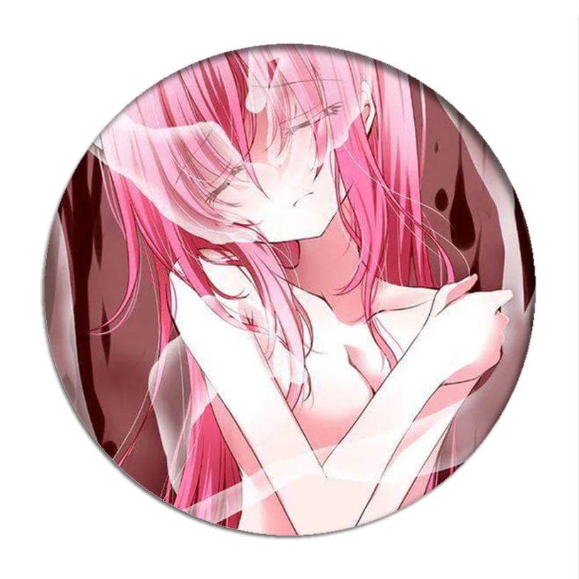 Elfen Lied Cosplay Badges Lucy Nyu Brooch Pin Nana Collection Badge Breastpin for Backpacks Clothing |
