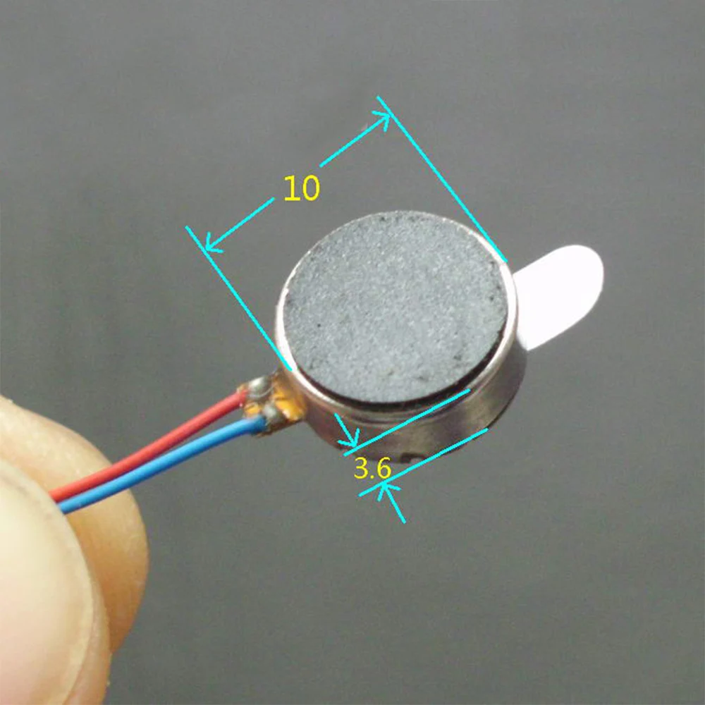 Мини-вибратор плоский с кнопкой 3 7-5 В | Строительство и ремонт