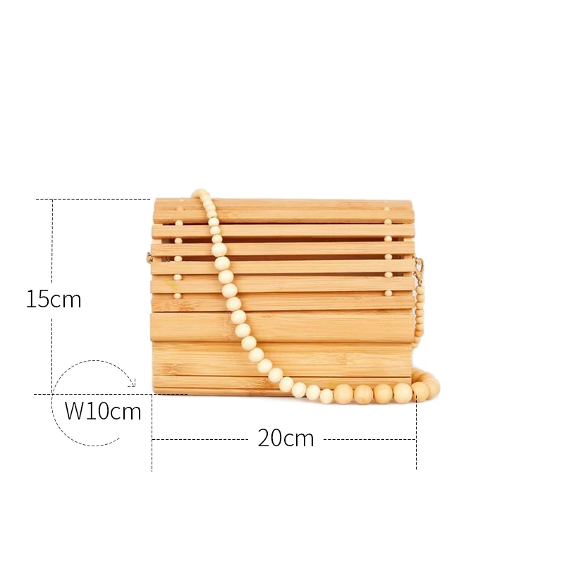 Пляжные женские бамбуковые сумки ручной работы с вырезами Ins летняя плетеная