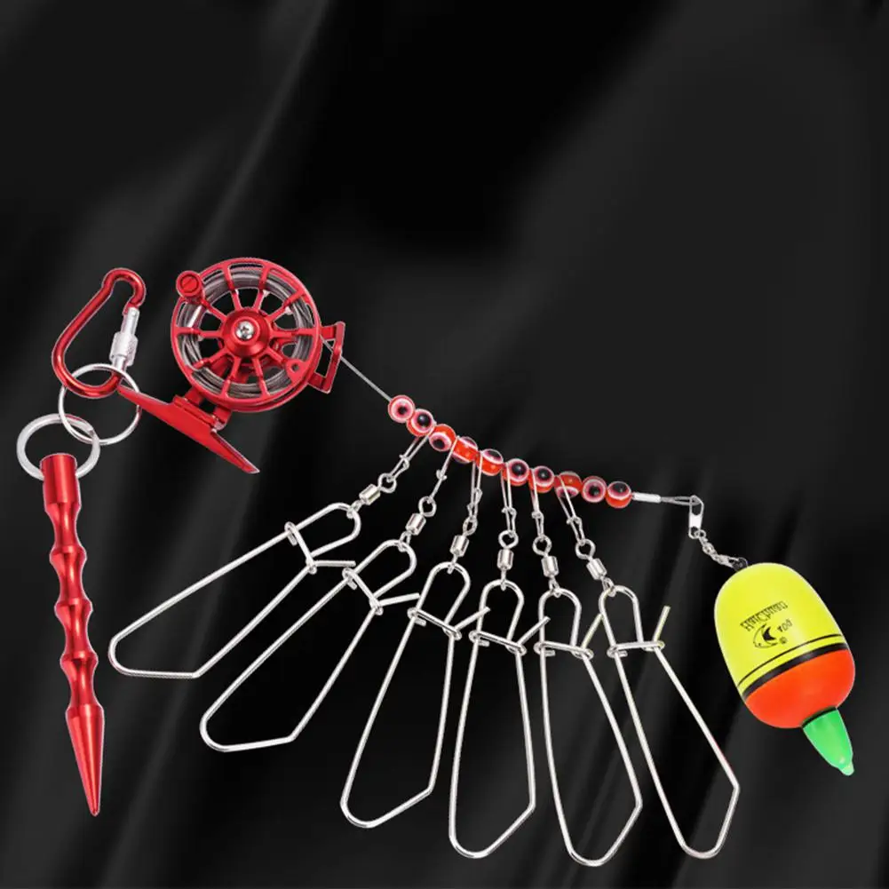 Рыболовный замок Пряжка с катушкой из нержавеющей стали ремешок живой рыбы