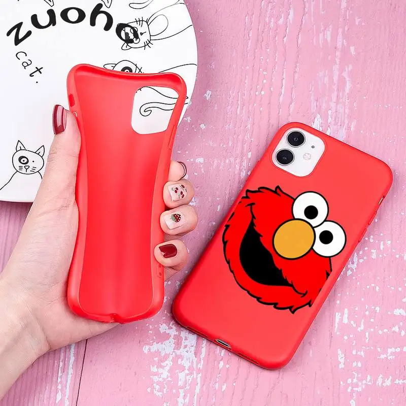 

Cartoon Sesame Cookie Monster Phone Case Soft Case for iPhone 12 11 Pro Max XS XR 8 7 6s Plus 11Pro 7Plus 8Plus