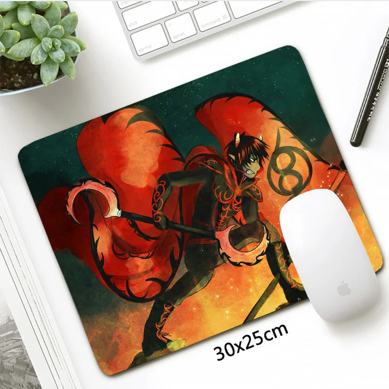 Коврик для мыши с аниме компьютерный геймерский коврик 30x25 см комический игровой