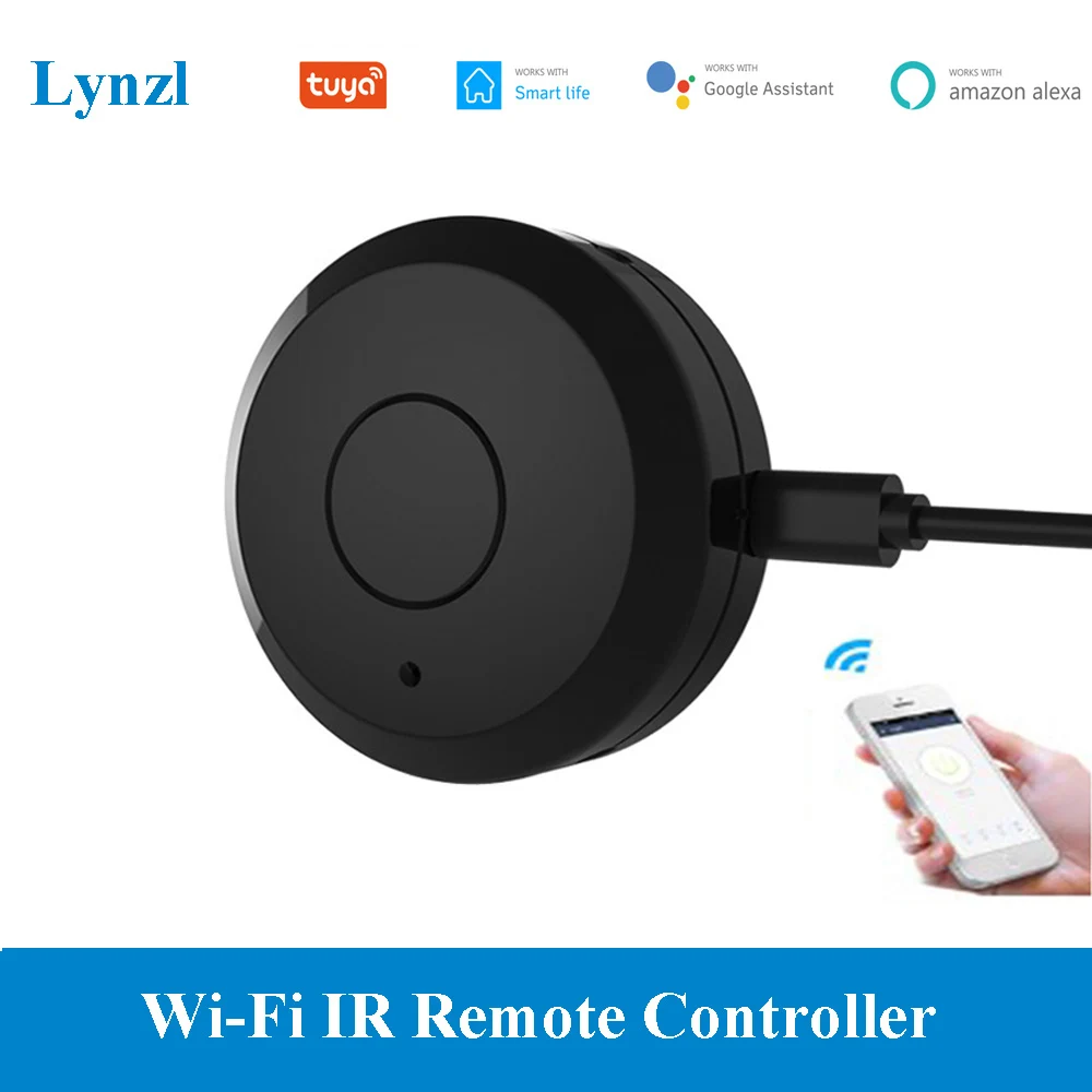 Универсальный Инфракрасный Wi-Fi ИК пульт дистанционного управления Lynzl WirelessTuya Smart