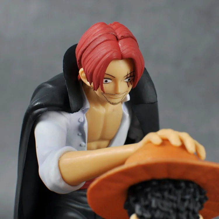 Аниме One Piece Monkey D Luffy & Shanks подвижные сцены 18 см ПВХ экшн Коллекция Фигурки Модель