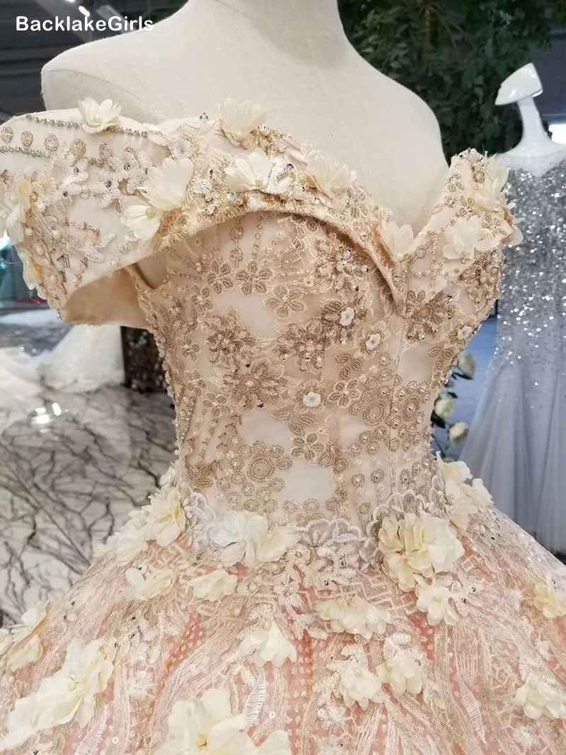 Платье для выпускного вечера девочек милое бальное платье с открытыми плечами