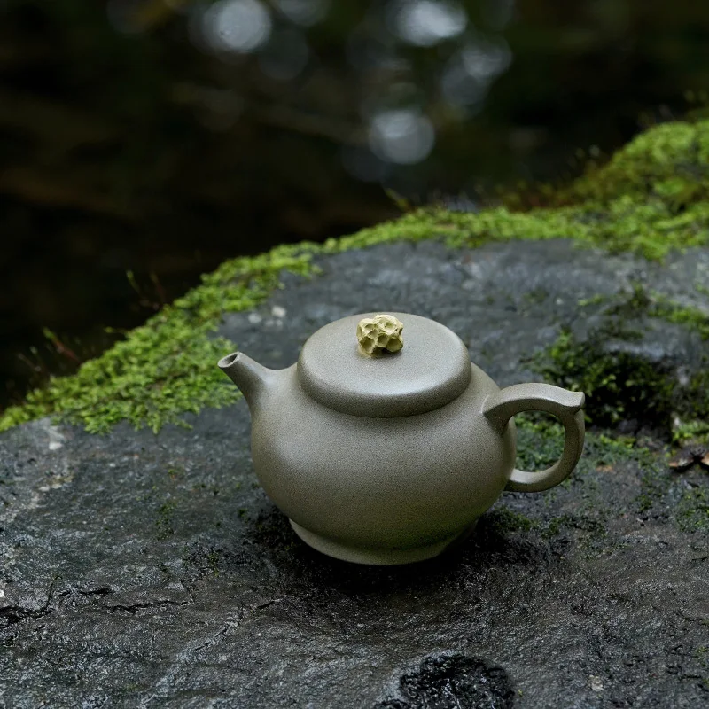 

★TaoYuan 】 yixing undressed ore xue-qin liu pure hand-made tea set household are recommended green period of taihu 180 cc