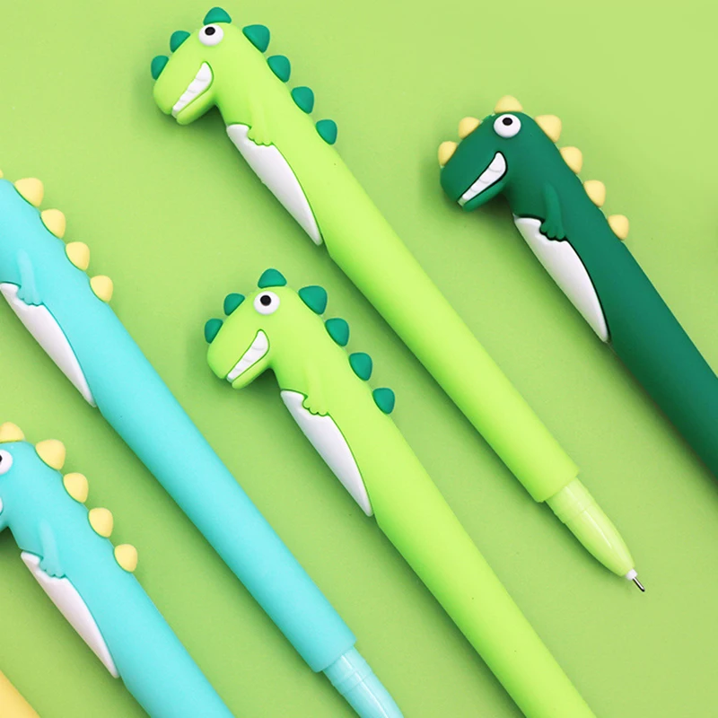 

Funny Dinosaur Pen Cartoon Cute School Dinosaur Gel Pen for Boy 4pcs/lot