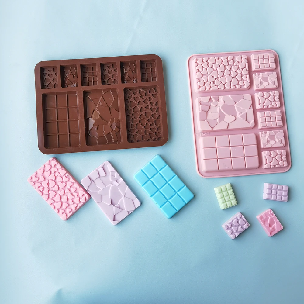 Новая силиконовая форма для шоколада кирпичи инструменты выпечки антипригарная