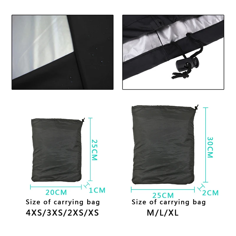 

BBQ Cover UV Outdoor Dust Waterproof Gas Charcoal Grill Accessories Barbecue Covers Barbeque For Outdoor Garden BBQ Tools