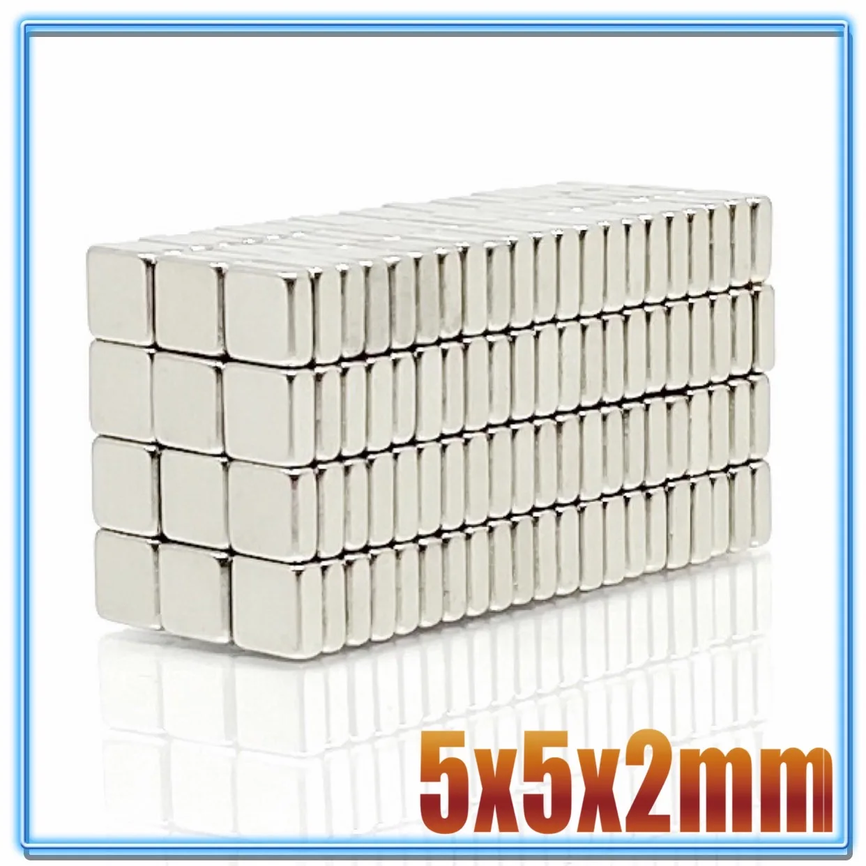 50-1000Pcs 5x5x2 Super Strong Square magnet N35 NdFeB Rare Earth Magnet 5*5*2 Neodymium Magnets sheet 5x5x2mm