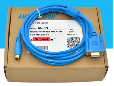Подходящий кабель программирования PLC серии Mitsubishi FX1N 0S 3U 3G, кабель для скачивания связи